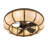 Prime Dome Acrylic Semi Flush Mount