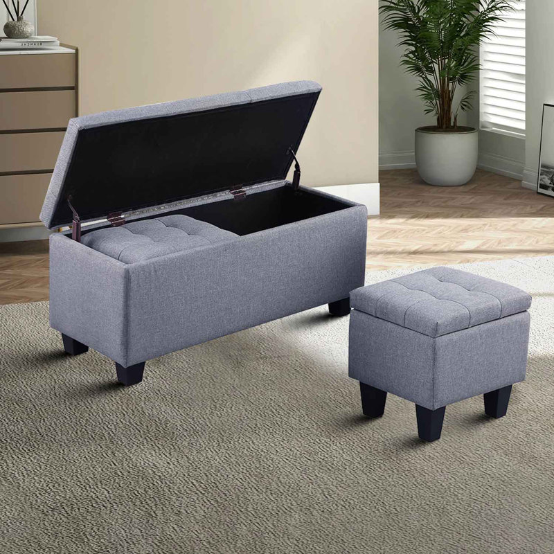 Racheli Upholstered Ottoman