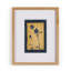 Vintage Blue Daisy Painting by Shaina Page-631963623