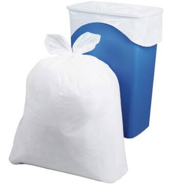33 Gallon Trash Bags - 250 Count - 33 x 40 Clear Plastic Garbage Bags  Tall Can Liners - Cleaning Products for Home, Office Bulk Trash, Light
