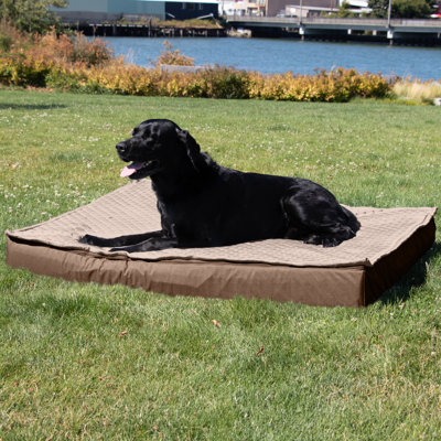Quilt Top Convertible Indoor-Outdoor Deluxe Orthopedic Dog Bed