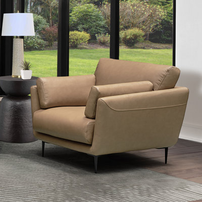 Chaise 100% cuir fleur