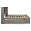 Lit plateforme très grand avec tête de lit à rangement et 8 tiroirs, cadre de lit en bois massif avec tablettes - aucun sommier nécessaire-1804069910-1804069907
