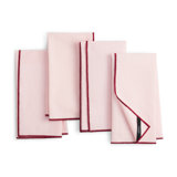 kate spade new york Garden Party Napkin Set, Pink/Rose Pink, 20 x20