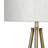Lighting, 63"H, Floor Lamp, Brass Metal, Ivory / Cream Shade, Contemporary-1650694755
