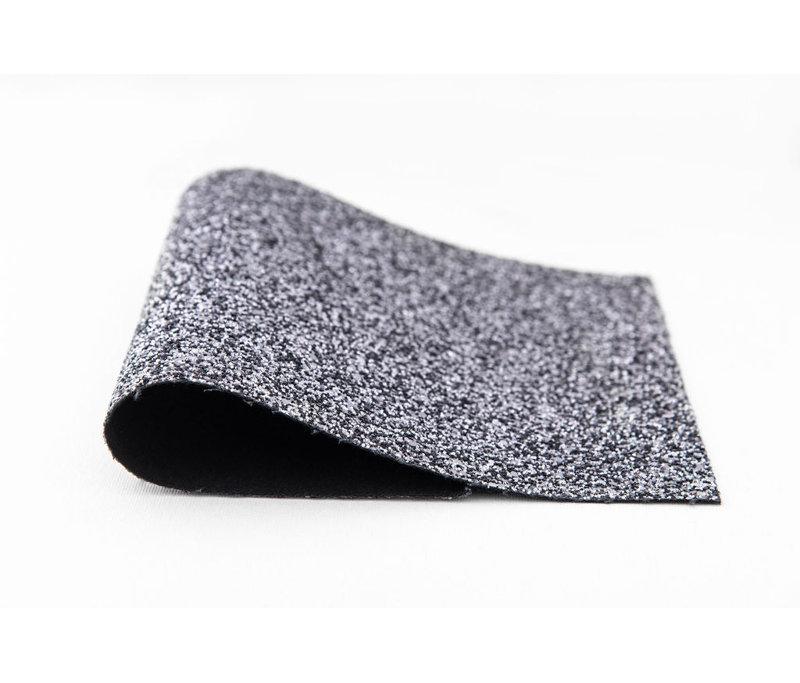 Graphite - Échantillon de papier peint scintillant véritable (format A6)