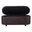 Banc de rangement en similicuir Teit-1572333193