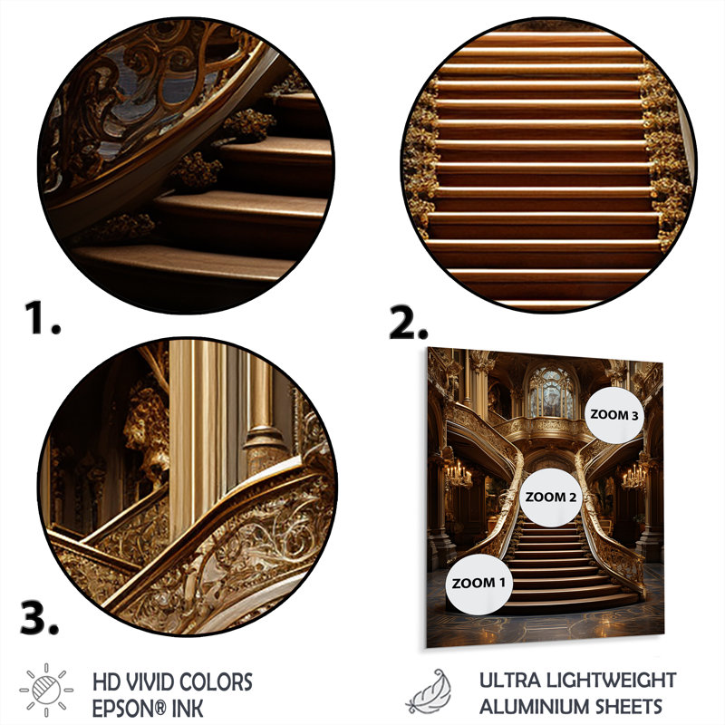 Décoration murale chateaux Royal Refuge Rich III - Châteaux, H 40 po x l 30 po x P 1 po