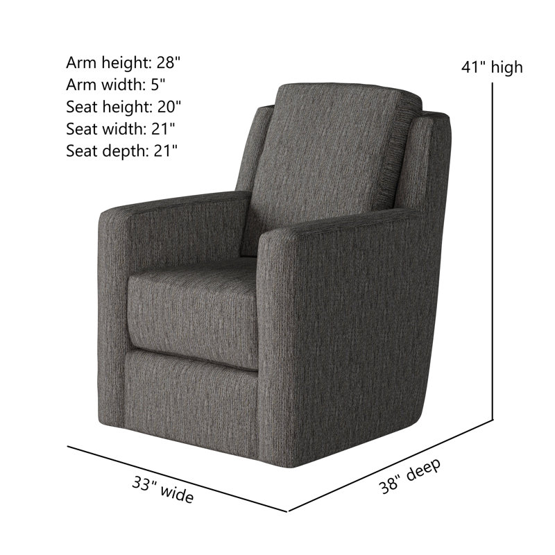 Fauteuil pivotant Icon, Mykonos Onyx