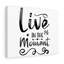 Live In Moment - Wrapped Canvas Print