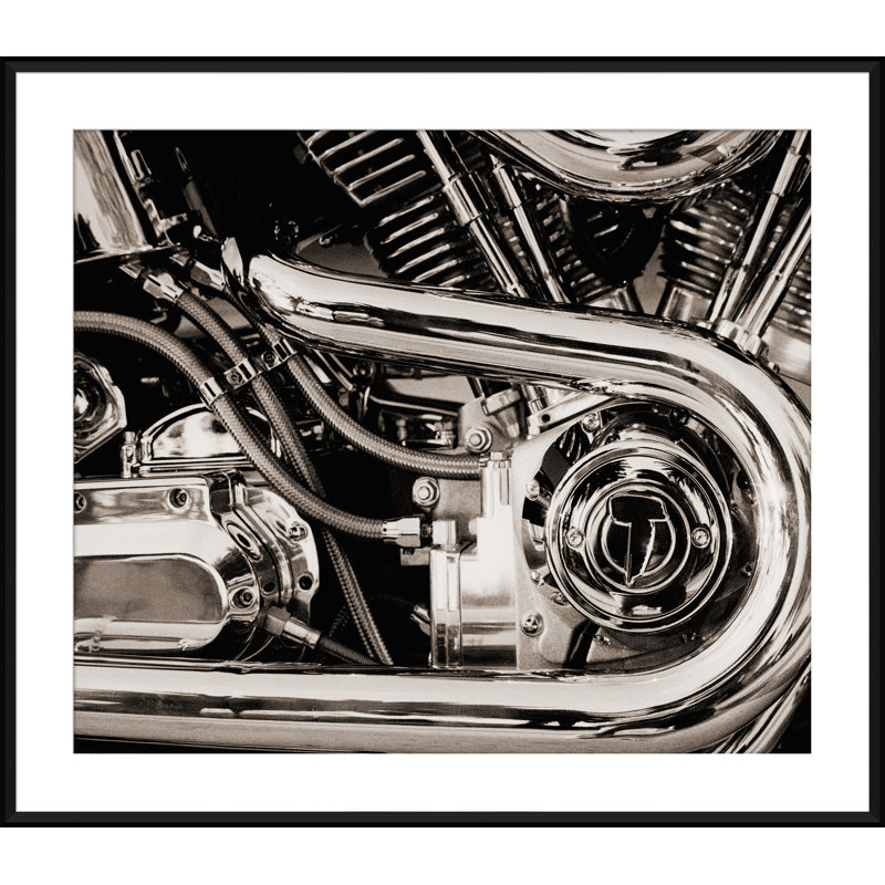Motorcycle Details 1 Giclee Print