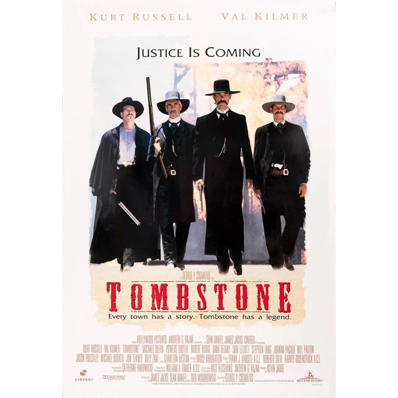 Tombstone, 24" H x 17" W
