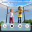 SENCHO GINSYTALIOR Round Backyard Trampoline with Safety Enclosure-2061218852