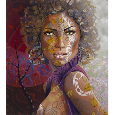 Xhina, limited edition giclee on canvas by Vito Loli, 40x45 un-stretched