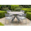Neodesha Round 122cm 5 Piece 4 Person Outdoor Table set with Figueroa Dining Chairs