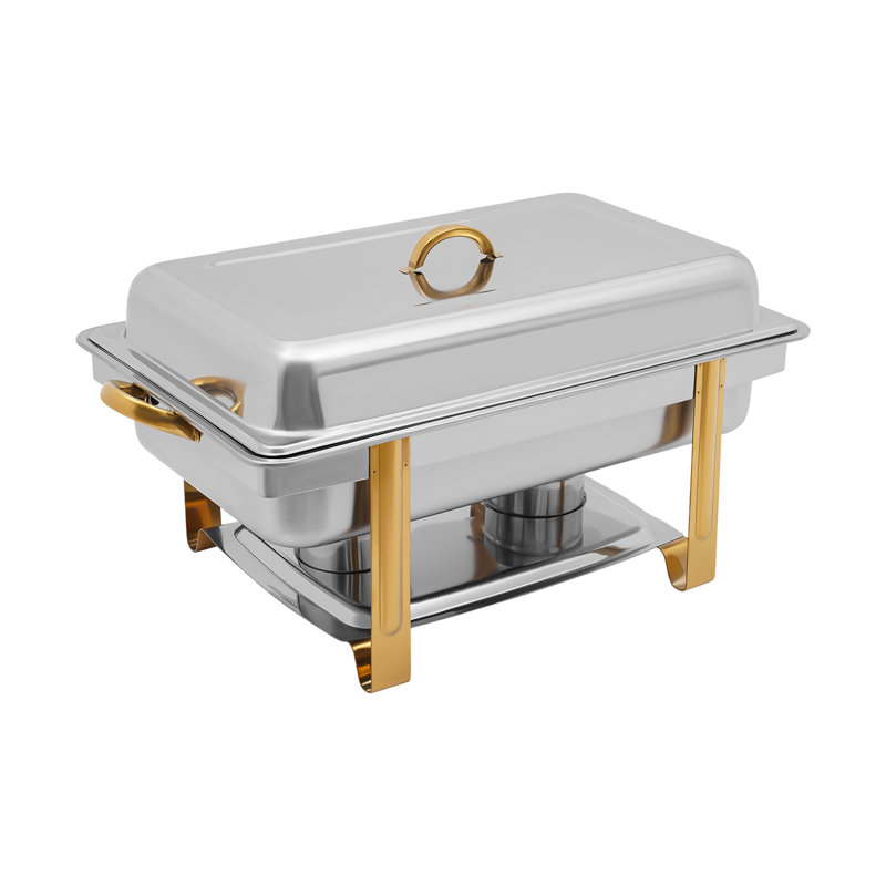 2.38Gal Stainless Steel Rectangular Food Chafing Dish