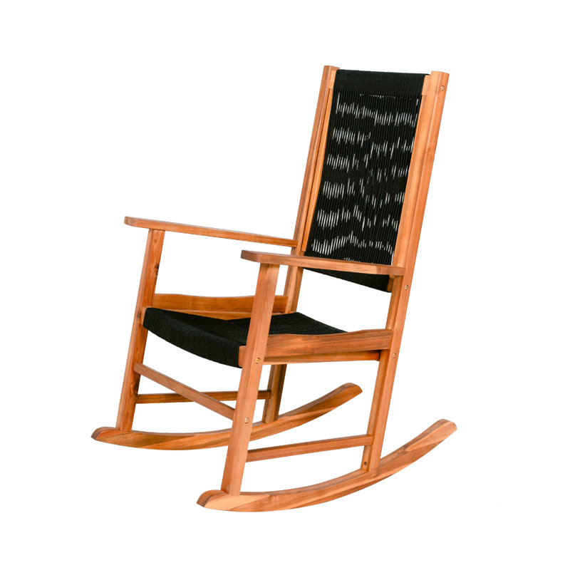 Chaise berçante Hudson, Cordes noires