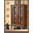Vintage Patterned Glass Display Cabinet, Ornate Design
