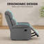 3-Position Padded Seat Upholstered Recliner with Adjustable Legrest and Backrest-1362813596