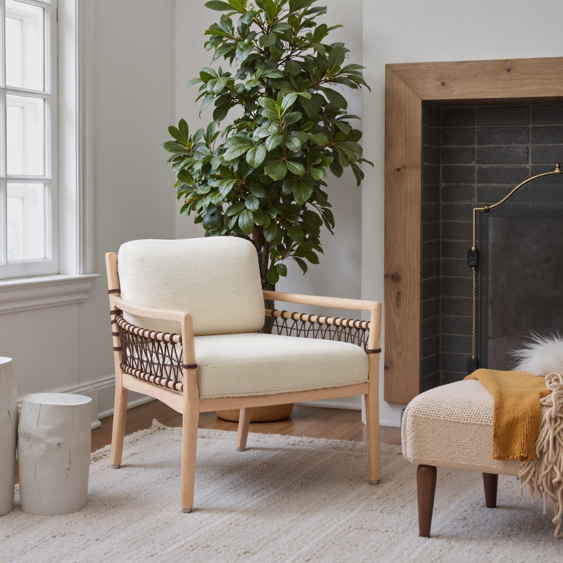 Chaise d'appoint Michiel Wezly - ivoire
