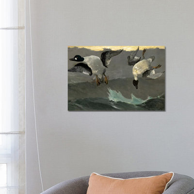 Right & Left by Winslow Homer - Wrapped Canvas Painting