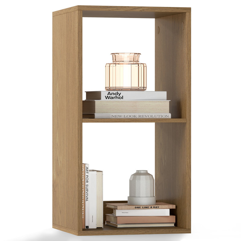 69 cm H x 35 cm W Cube Bookcase, Yellow