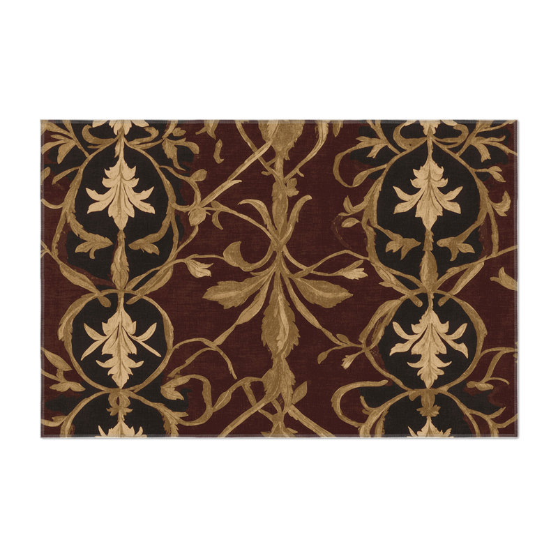 Palatial Garden Indoor And Outdoor Area Rug, Rectangle 3' x 5'