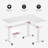 Juilo Adjustable L-Shaped Metal Base Standing Desk