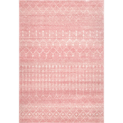 Merillat Moroccan Performance Pink Rug