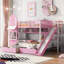 Lit superposé avec glissière et escalier Hatina-1143171437-1143171432