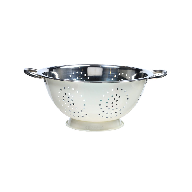 Buckingham Stainless Steel Deep Colander  , Cream