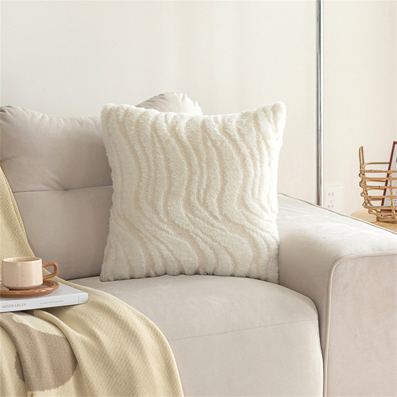 Housses de coussin Soild 18 x 18 po, Beige