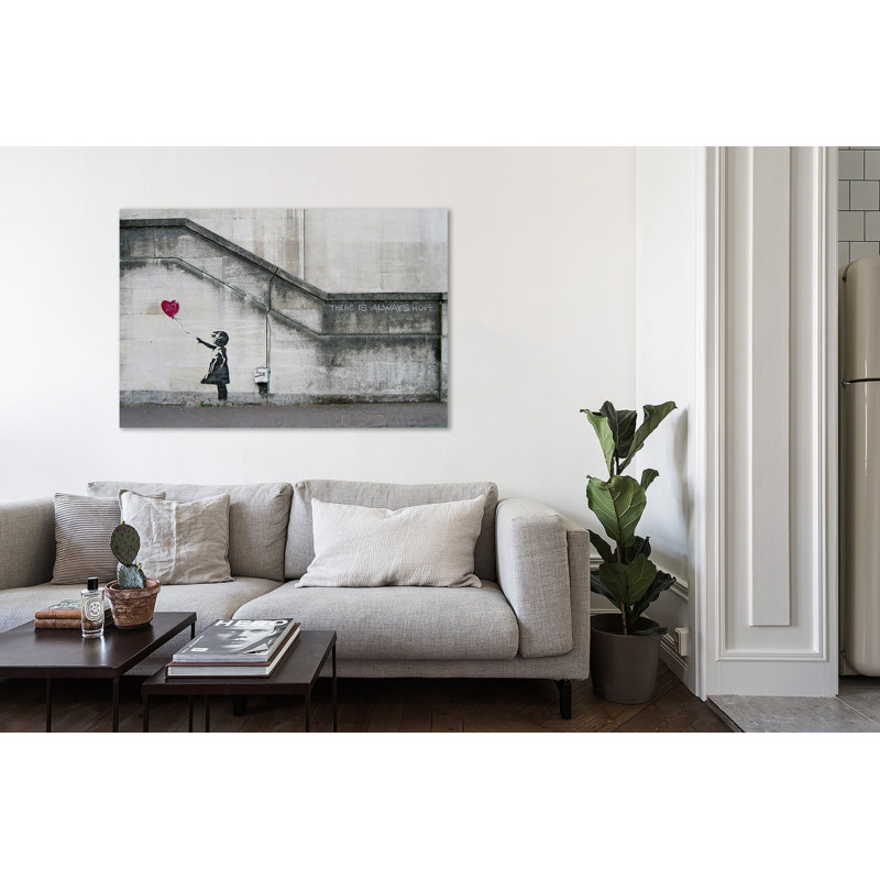There Is Always Hope by Banksy - Wrapped Canvas Print, 41 cm H x 61 cm W x 4 cm D