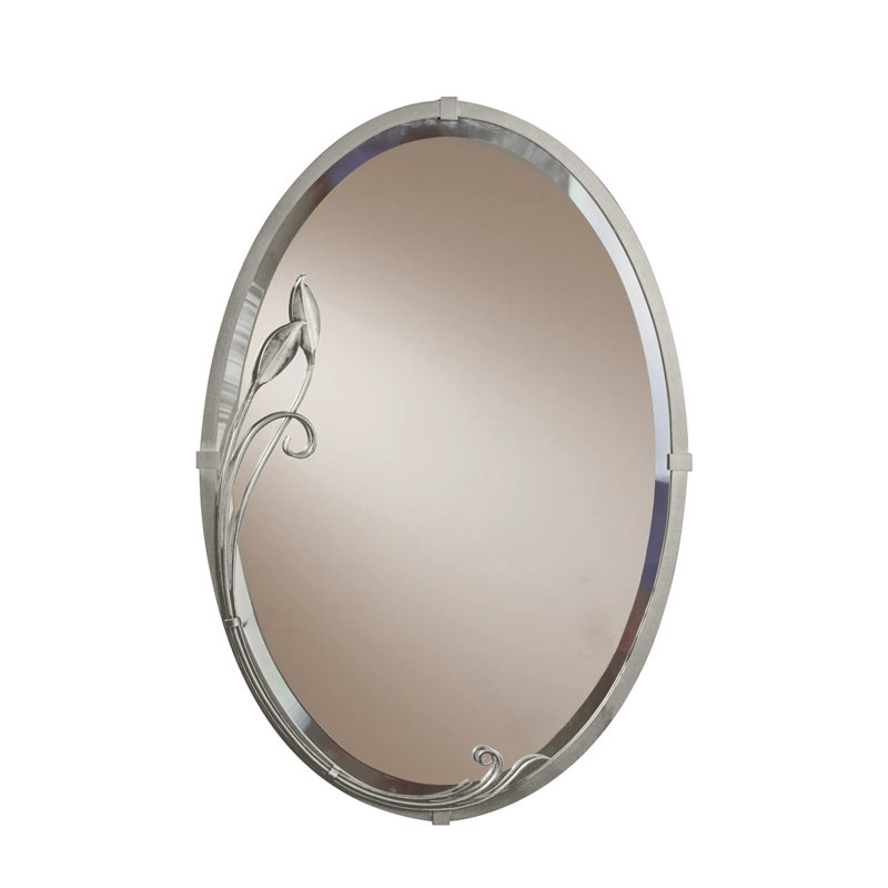 Miroir d'appoint biseauté, Argenté