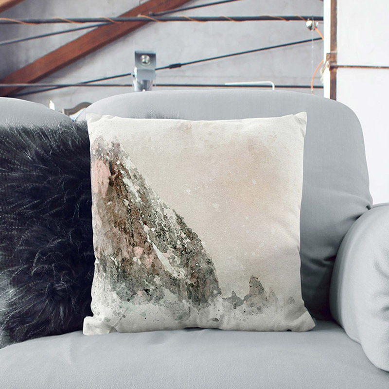 Mountain Cushion with Filling, 55cm H x 55cm W x 20cm D