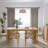 33.5"W×30"H Wood Dining Table Kitchen Table with 4 Legs-39408986-39408985