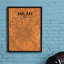Milan City Map - No Frame Print-2008575088