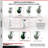 Poly on Cast Iron Caster-88883283