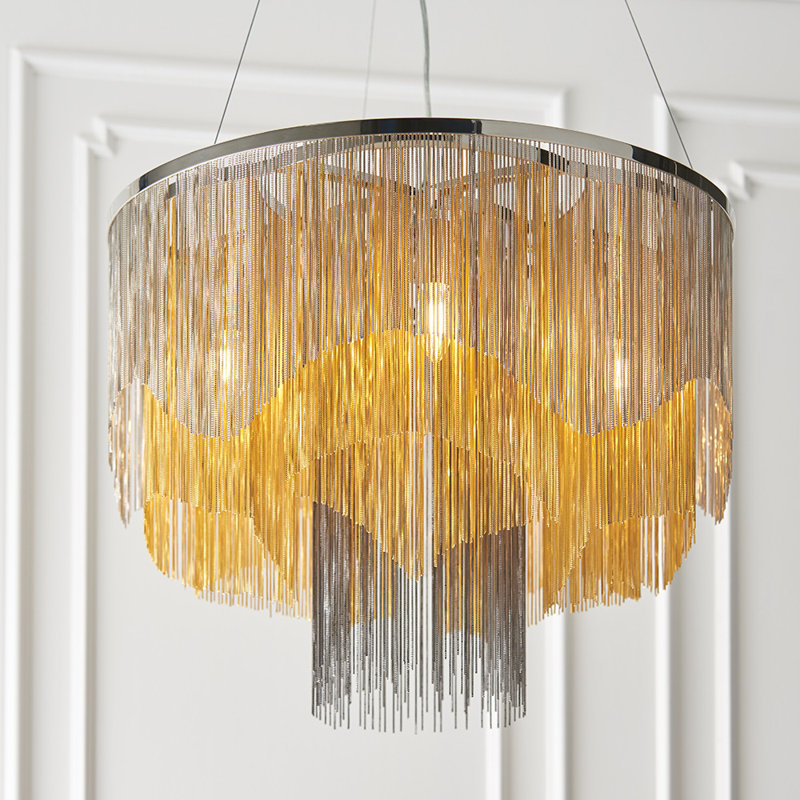 Bossley 5-Light Multi Chain Chandelier