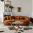 Kathrina 91'' French Bouclé Curved Sofa-780474946