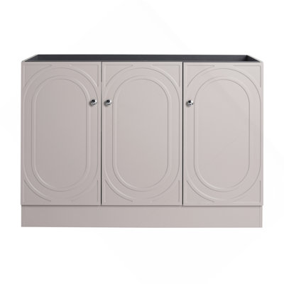 48" Freestanding Bathroom Vanity & 3 Soft-Close Cabinet Doors-Excluding Sink