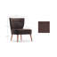 Fauteuil à oreilles Aidy