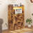 Jabar 25.6"W 2 Drawer File Cabinet With Charging Station, Filing Cabinet With Lighting & Open Storage Shelf-1652968017