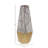 Ceramic Faux Marble Decorative Vase with Base-28118411-28118466