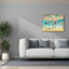 Toile épique Graffiti «Summer Memories» par Ronald West, 34 po x 26 po