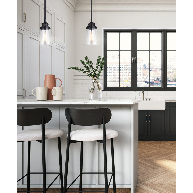 Luminaire suspendu conique à 1 lumière