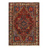 Canvello Red Silkroad Antique Bakhtiari Rugs - 4'7'' X 6'6''