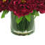 Peony Arrangement in Glass Vase with Grass-1076545413