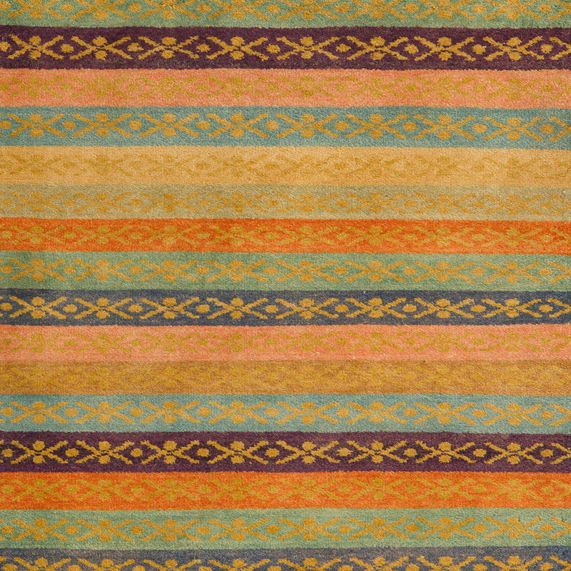 Tapis abstrait moderne 5513, Carré 7 pi