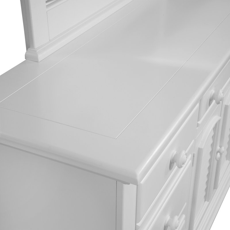 Gingerich 70'' W 7 - Drawer Dresser, Eggshell White